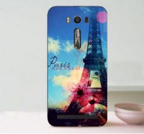 Накладка для Asus Zenfone 2 Laser ZE500KG/ZE500KL  "Paris monamour" (пластик)-0